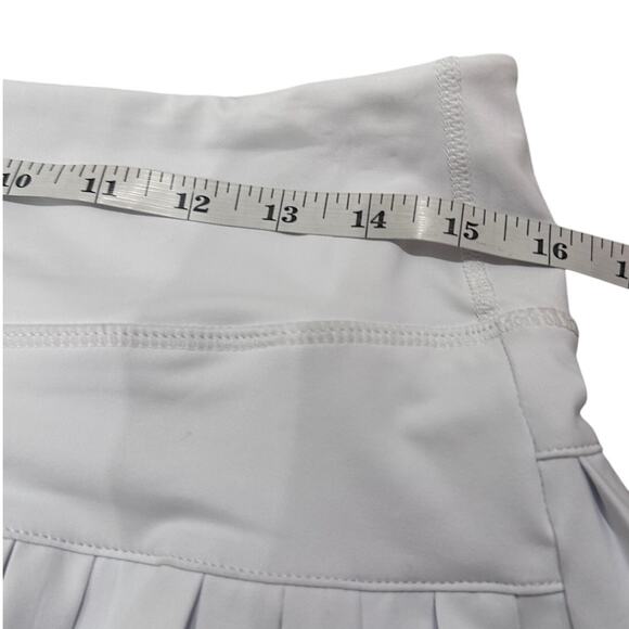 Gold Hinge Pleated White Women's Skort Pickleball Tennis Athleisure Preppy, XL - Picture 6 of 9